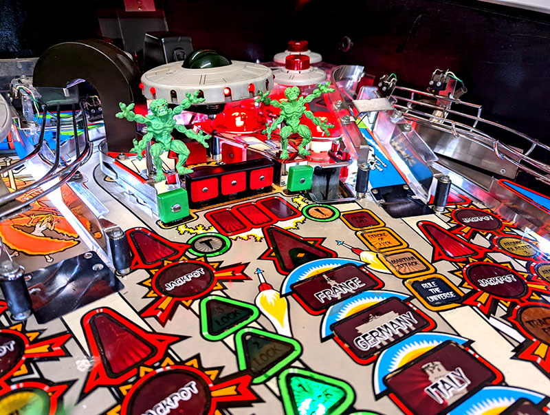 Attack From Mars Pinball Machine - Flying Saucer
